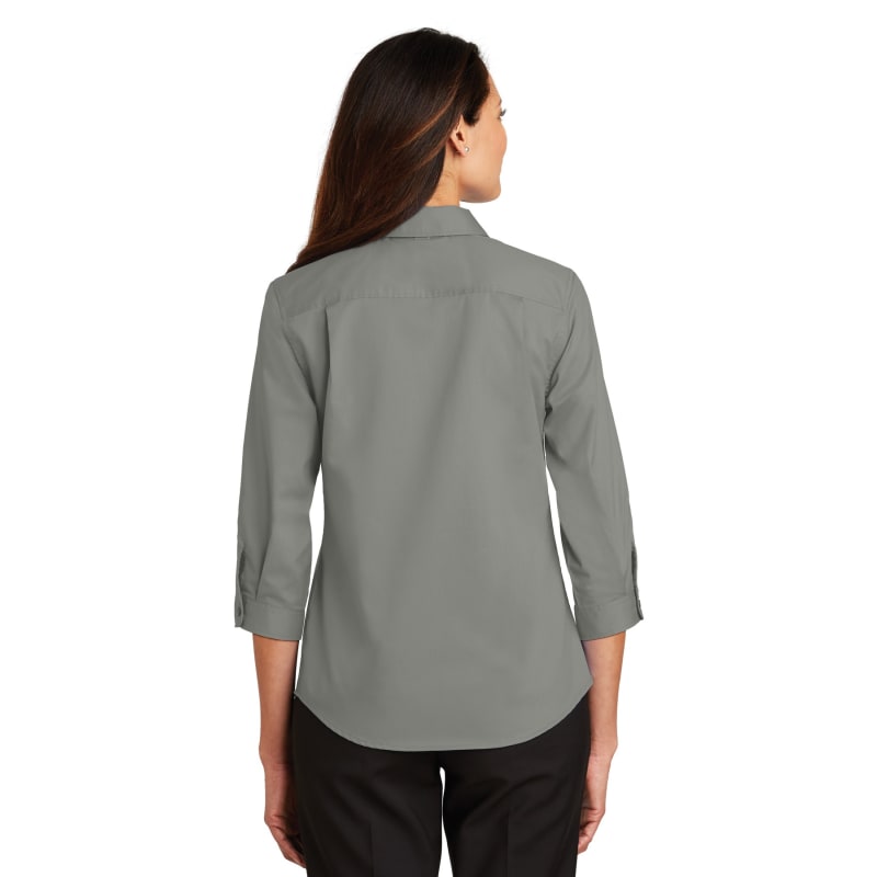 Port Authority Ladies 3/4-Sleeve SuperPro Twill Shirt. 16