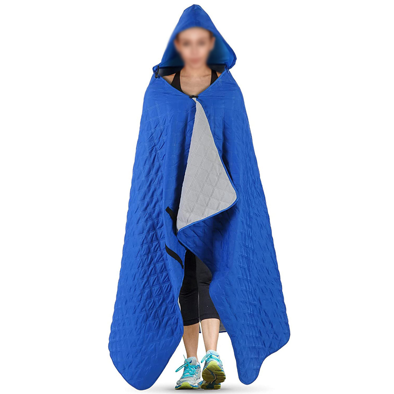 Outdoor Picnic Blanket Hooded Cape 4