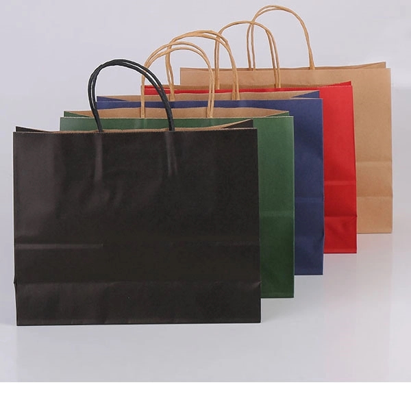 Natural Kraft Paper Shopping Bag with Handles 5