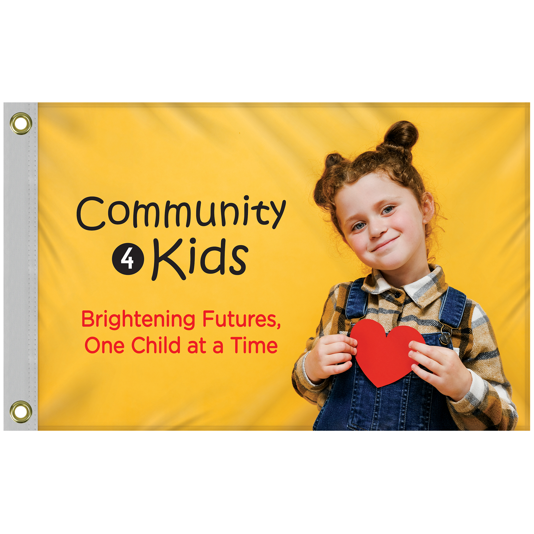 Promotional Flag Kit with 2' x 3' Flag and Silver Bracket 5