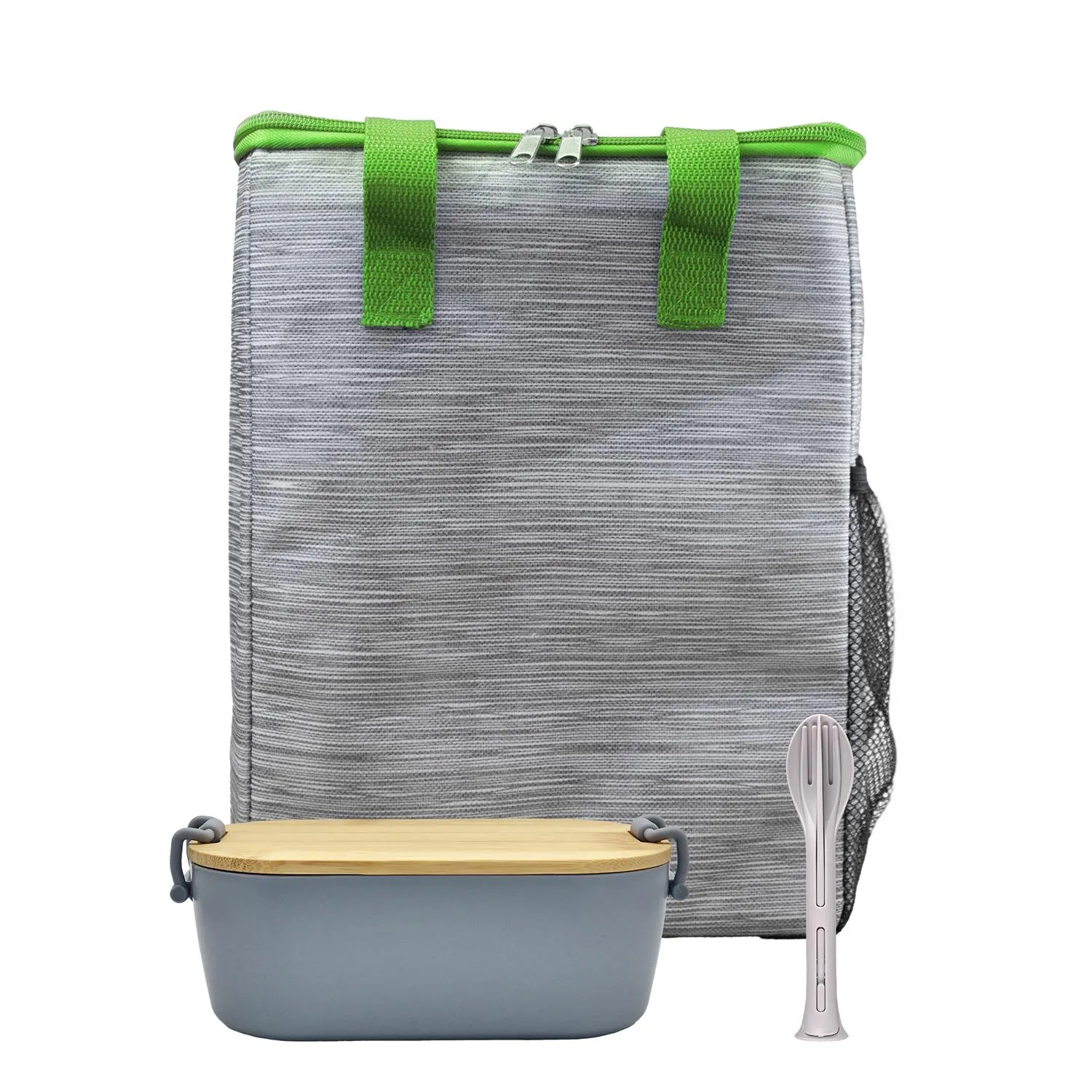 Bamboo & Utensil Lunch Tote 12