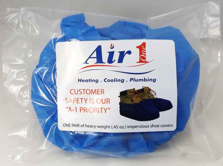 Heavyweight 12gm (.45 oz.) CPE, Impervious Shoe/Boot Covers - PromoPack 3