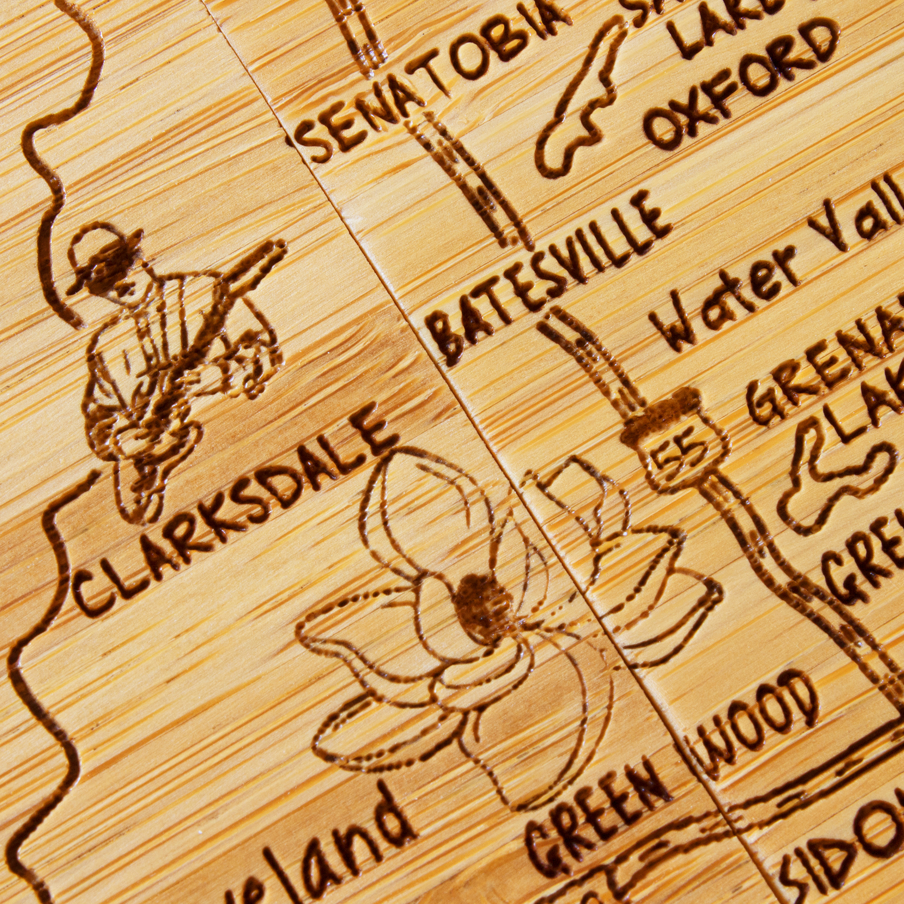 Mississippi Puzzle Coaster Set 11