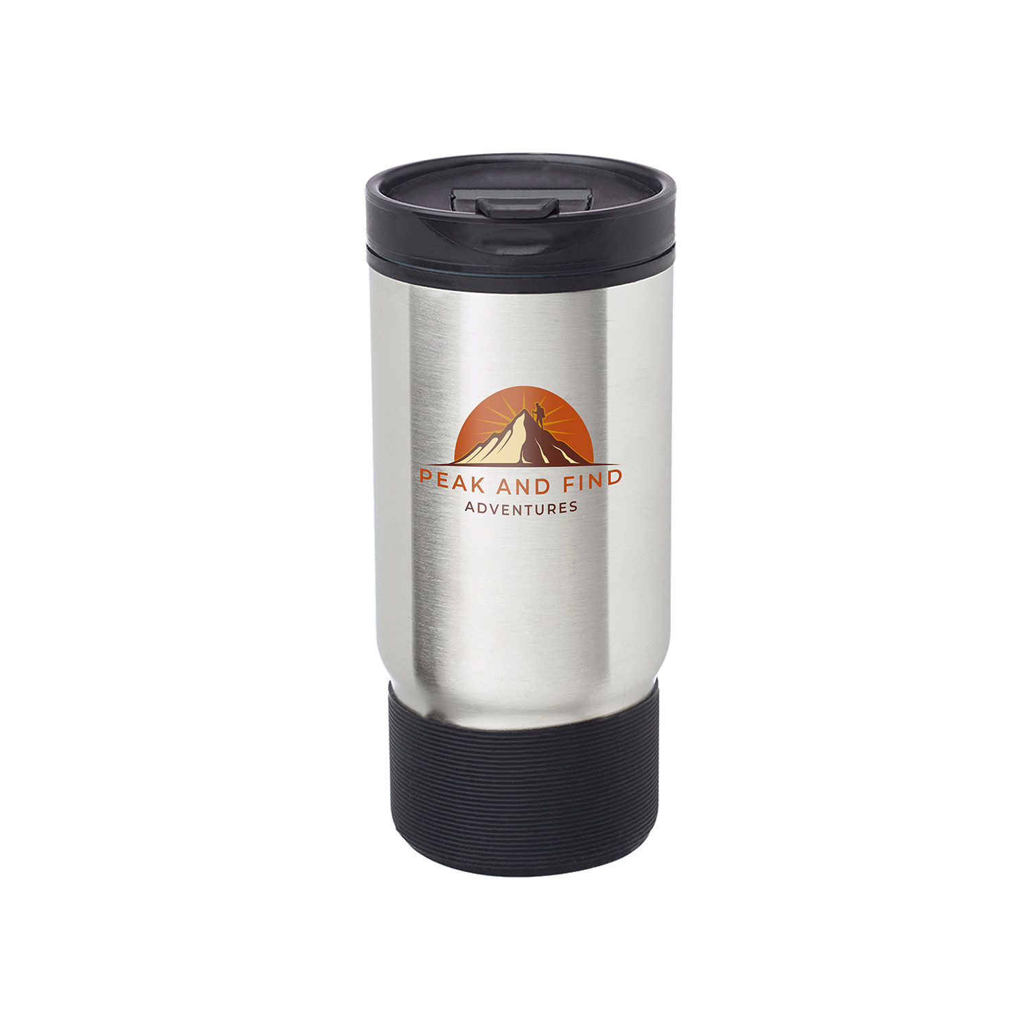 17 oz. Rumble Ribbed Travel Mug (Full Color Imprint) 2