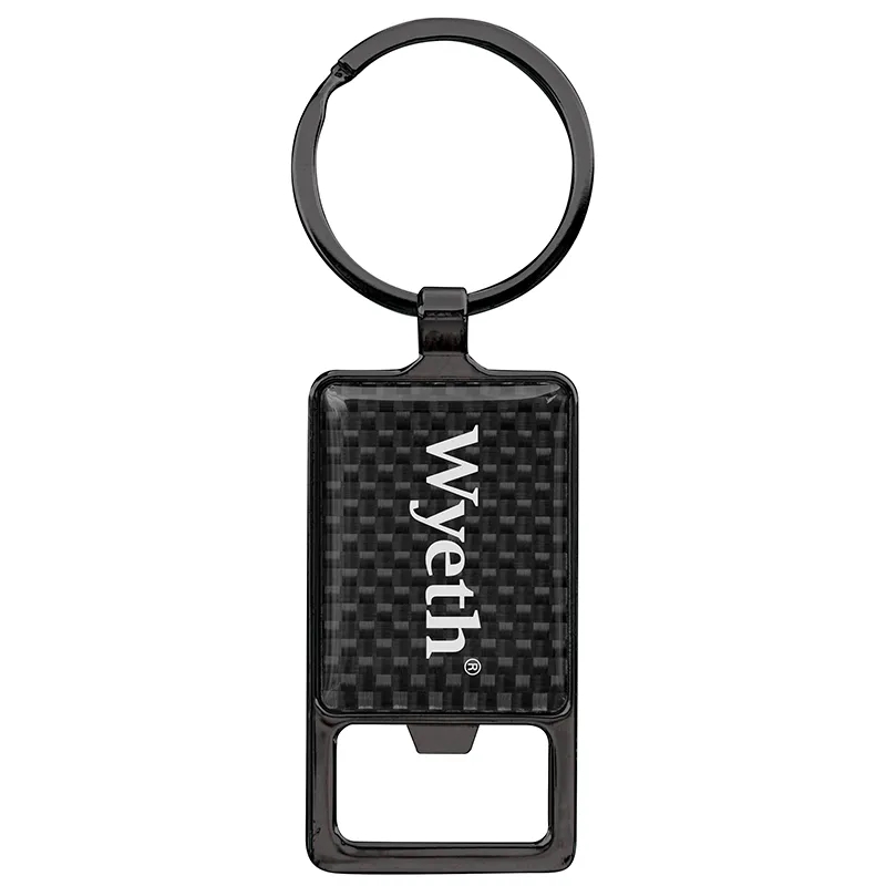 Saugus Key Chain Bottle Opener - Black 7