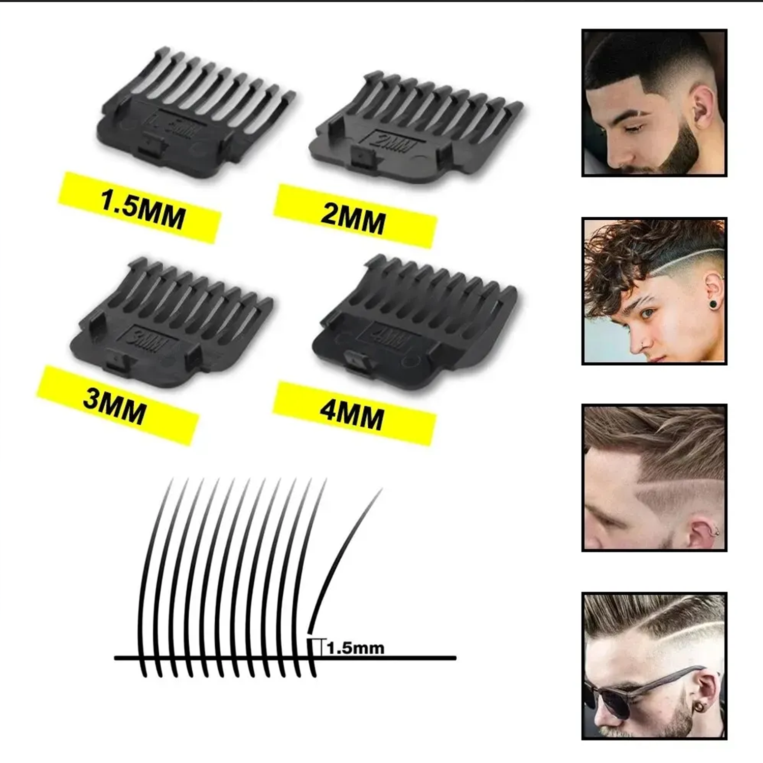 NEW Trimmer Cordless Hair Cutting Machine Clippers Shaver 3