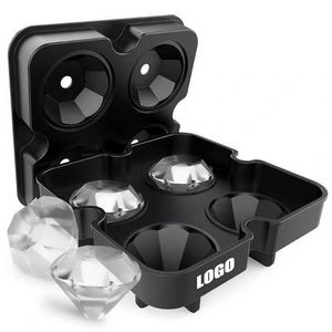 4 Diamond Ice Cube Molds 9