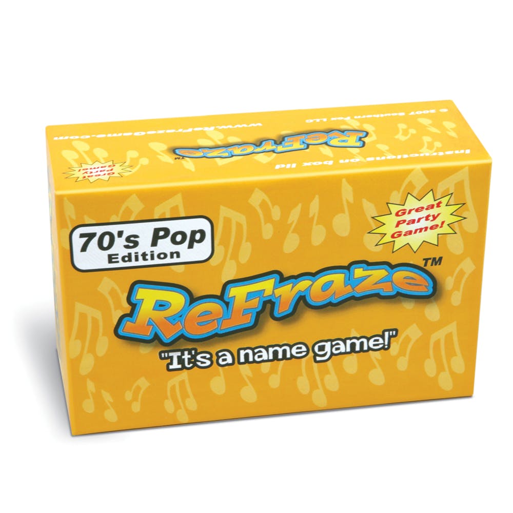 Re-Fraze 70's Pop Edition - Ages 8+ 2+ Players 1