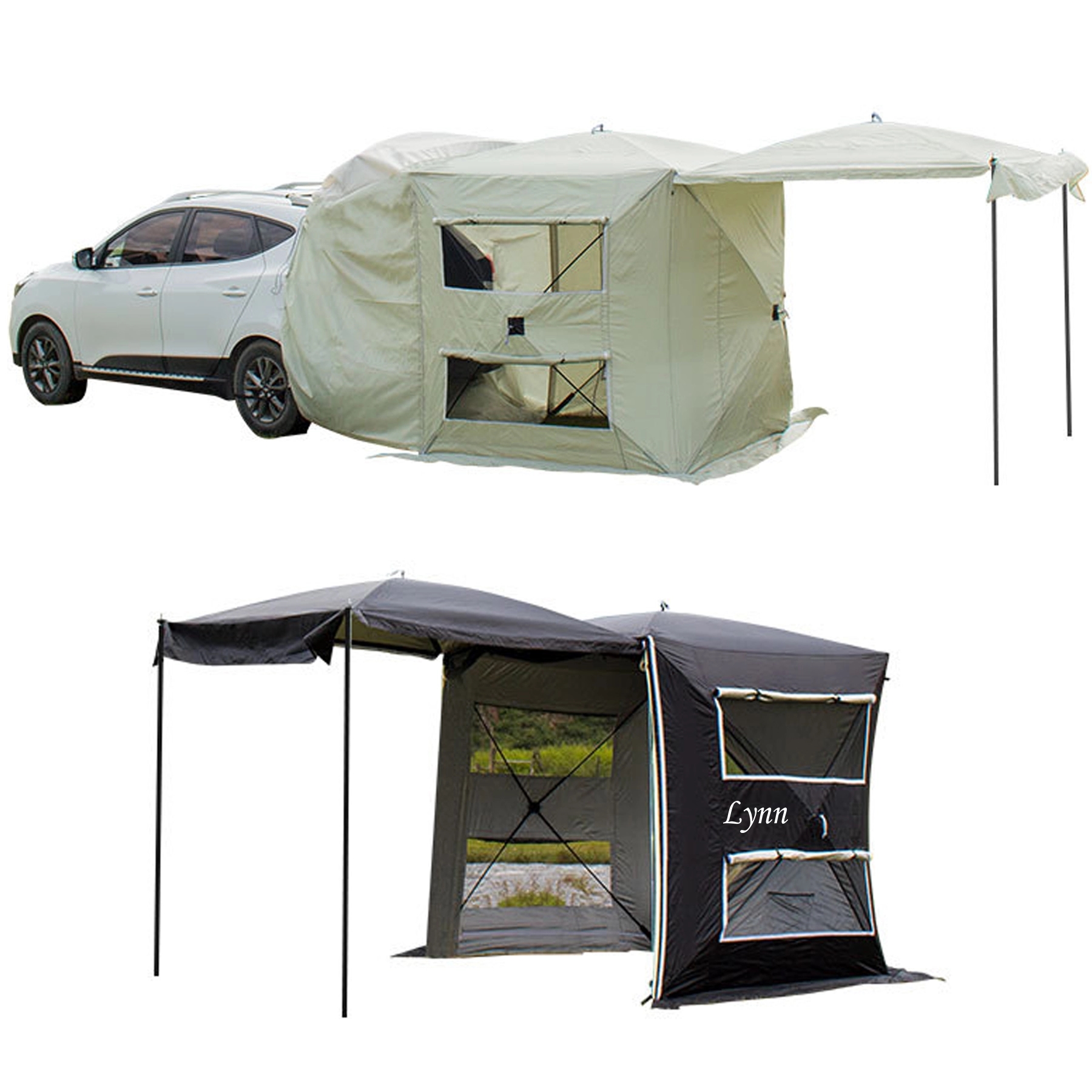 Outdoors Folding Car Tail Tent 2