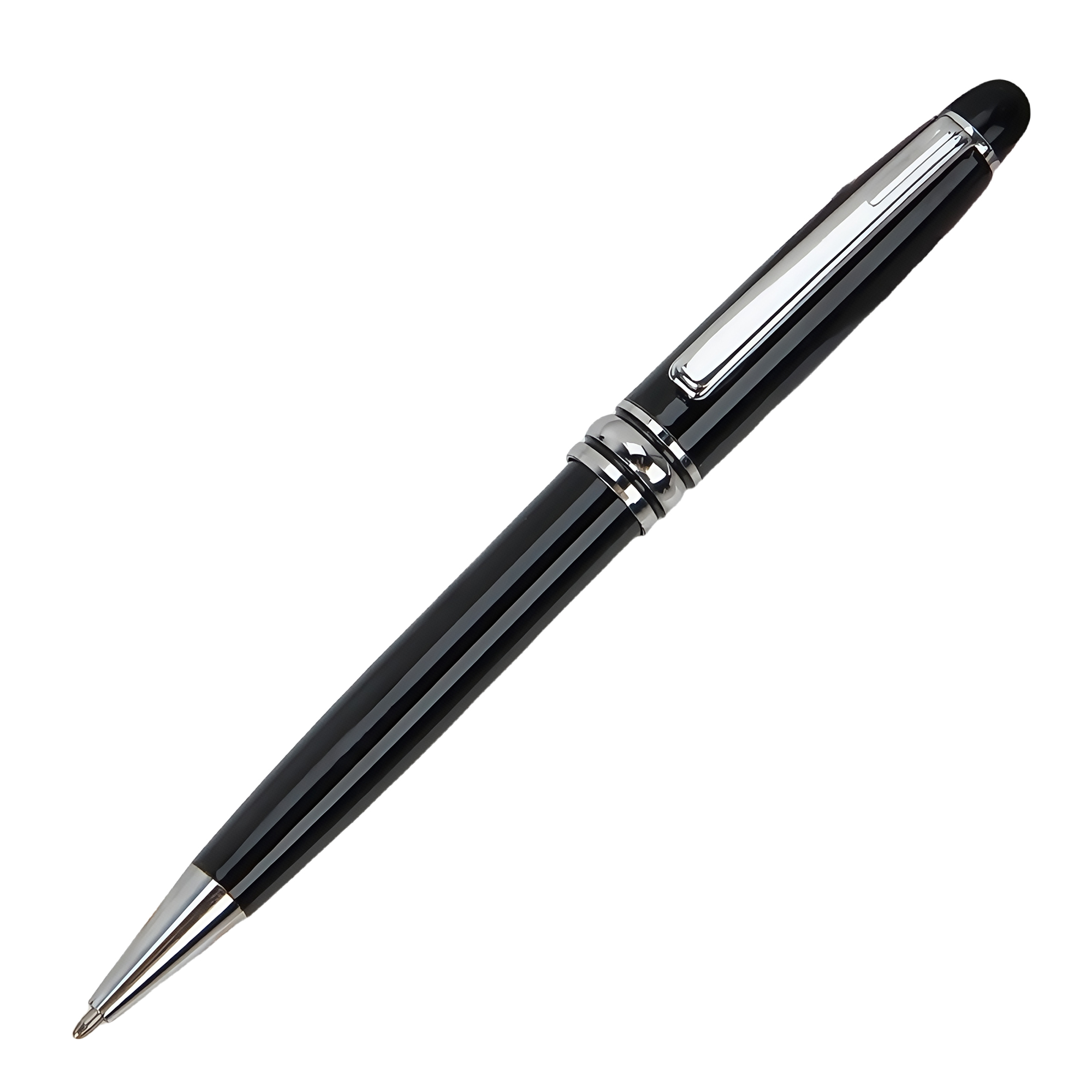 Premium Advertising Gift Metal Ballpoint Pen for Hotel Business Conference - Black 3
