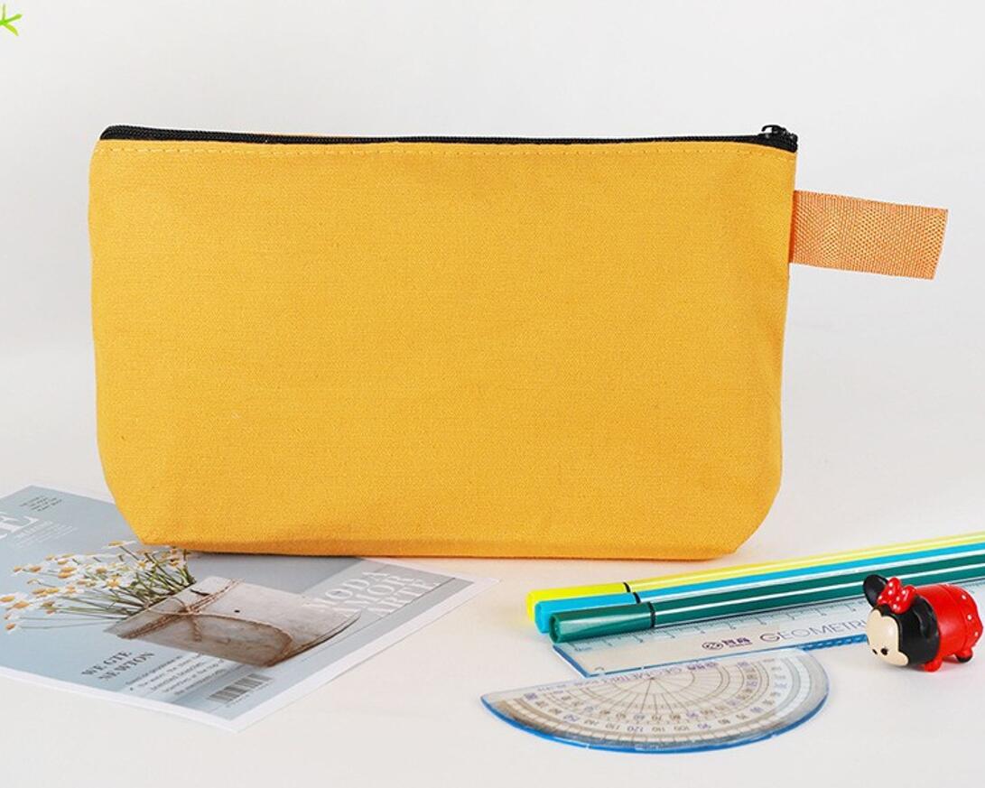 Canvas Pencil Case Makeup Bag 3