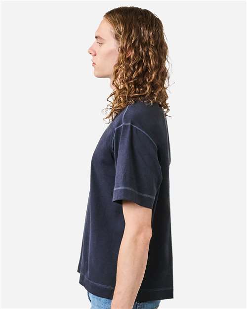Unisex Heavyweight Cotton Mid-Length Tee - 13ML0 47