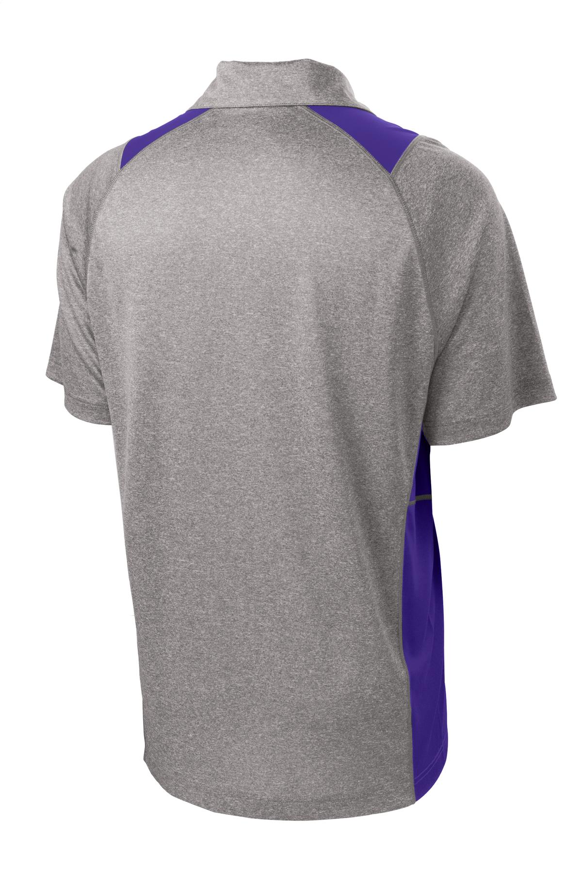 Sport-Tek® Heather Colorblock Contender Polo 24