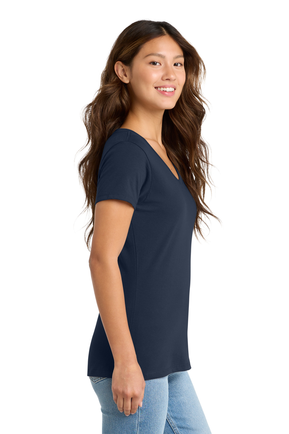 Port & Co Women's Fan Favorite V-Neck Tee. LPC450V 170