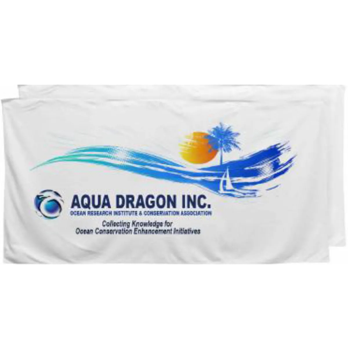 Sublimated Half Bleed Velour Cotton Blend Beach Towel, 30x60 1