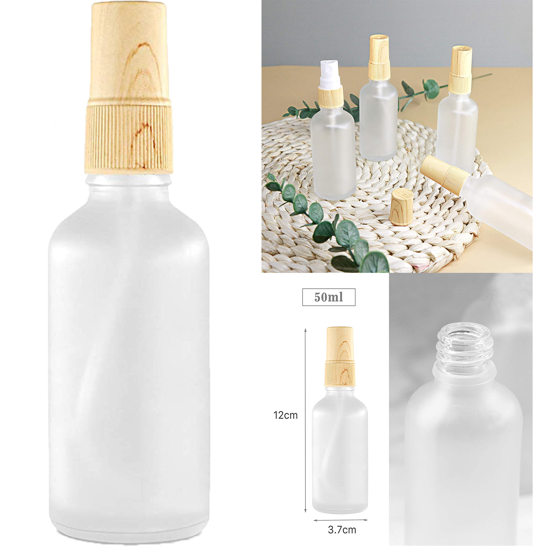 Portable 50ML Travel Spray Bottle
