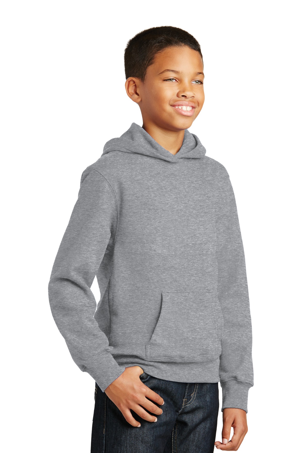 Port & Company® Youth Fan Favorite Fleece Pullover Hooded Sweatshirt 3