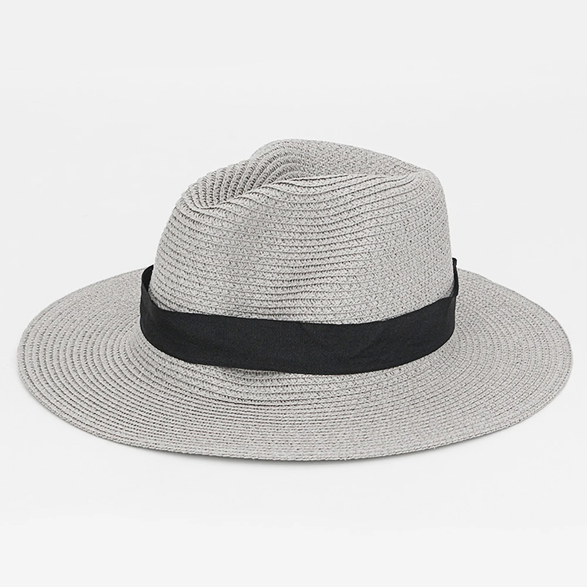 Handwoven Panama Straw Hat with Wide Brim Foldable 4