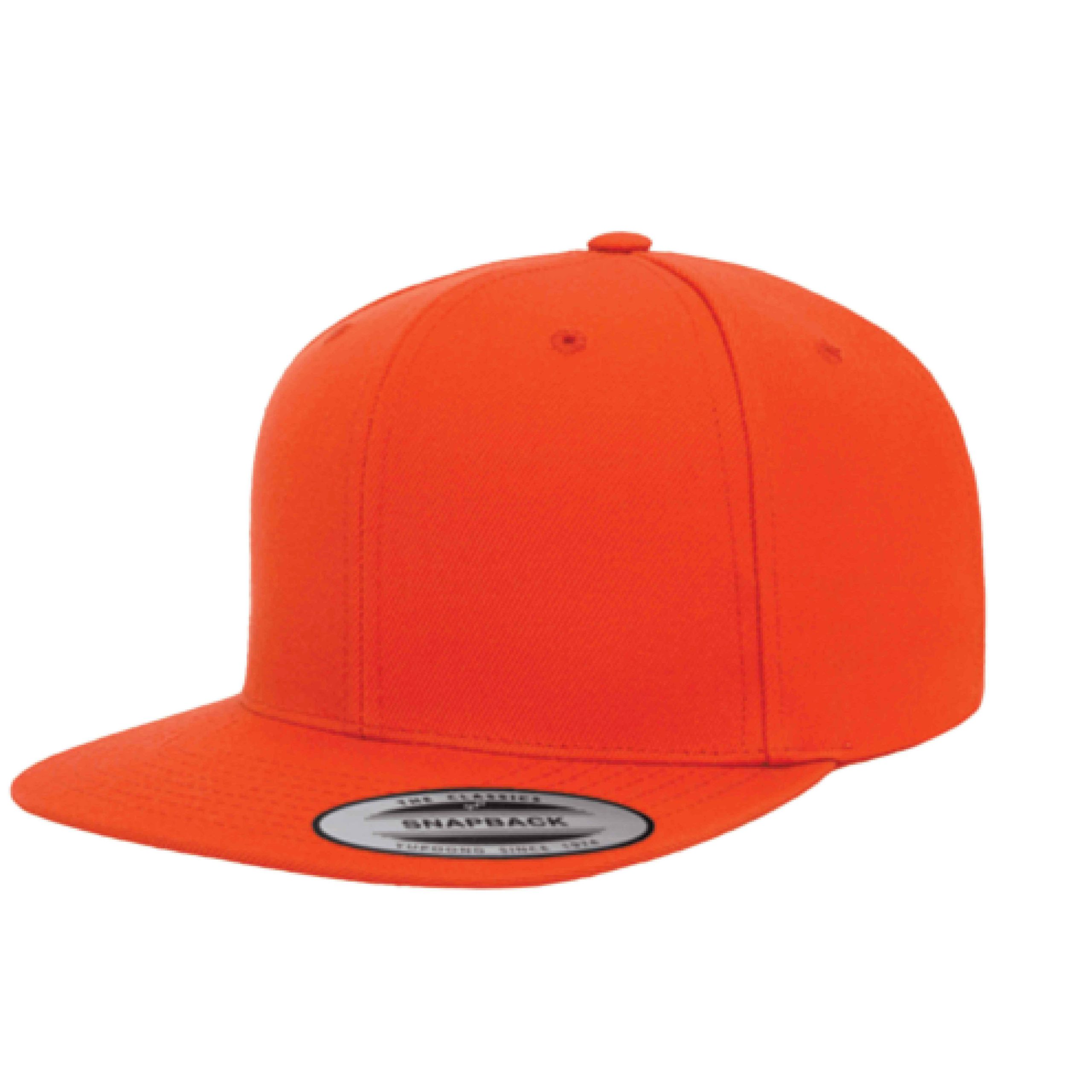 Yupoong 6089M YP Classics Premium Flat Bill Snapback Hat with Embroidery 35