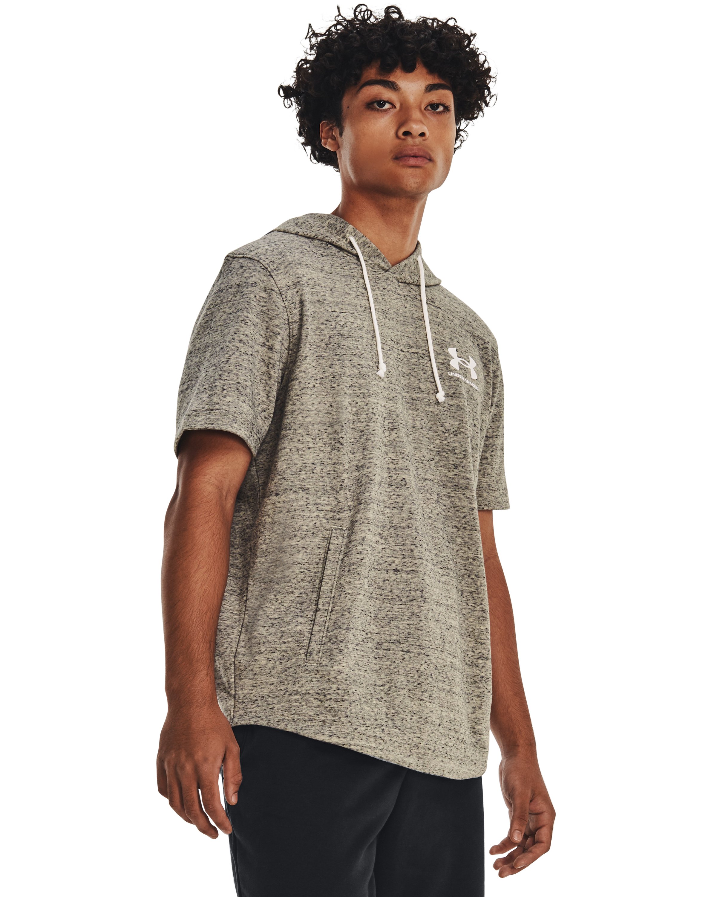 UA Rival Terry Men's Short Sleeve Hoodie 8