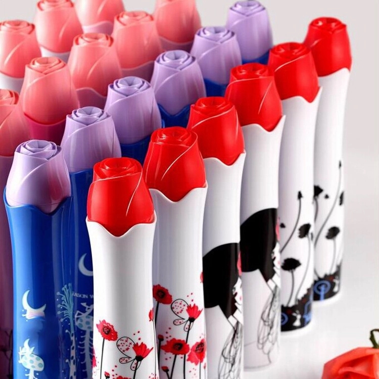 Custom Portable Foldable Umbrella With Rose Shape Handle 3