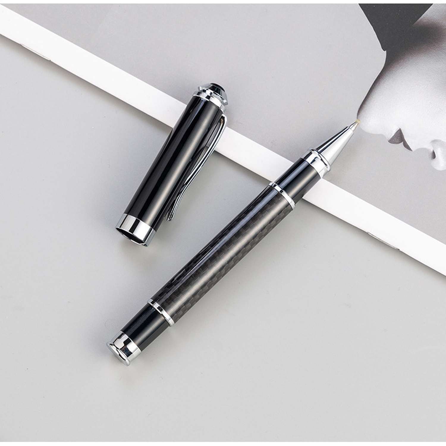 Carbon fiber design pen 3