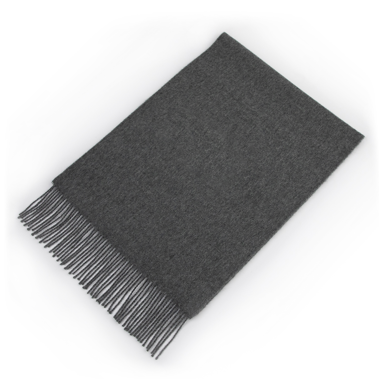 Dark Grey Cashmere Throw Blanket 1