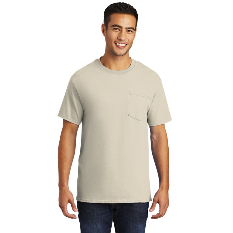 Port & Company - Tall Essential Pocket Tee. 43