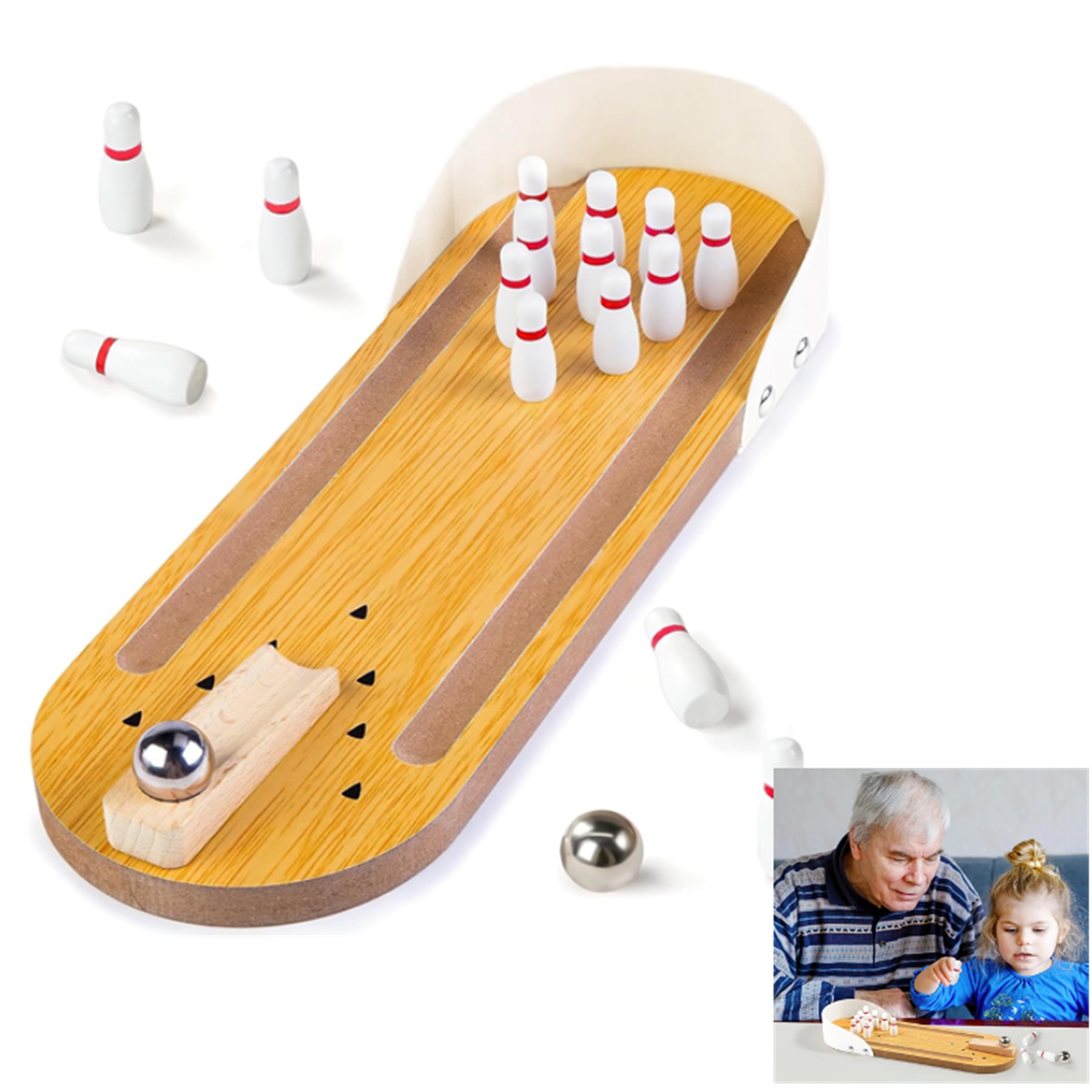 Table Top Bowling Game Set 3