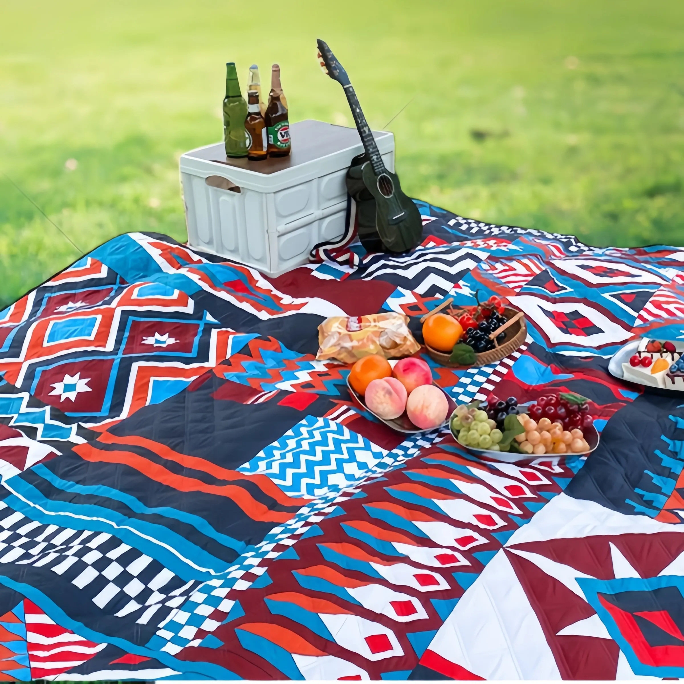 Portable outdoor camping waterproof picnic mat 4