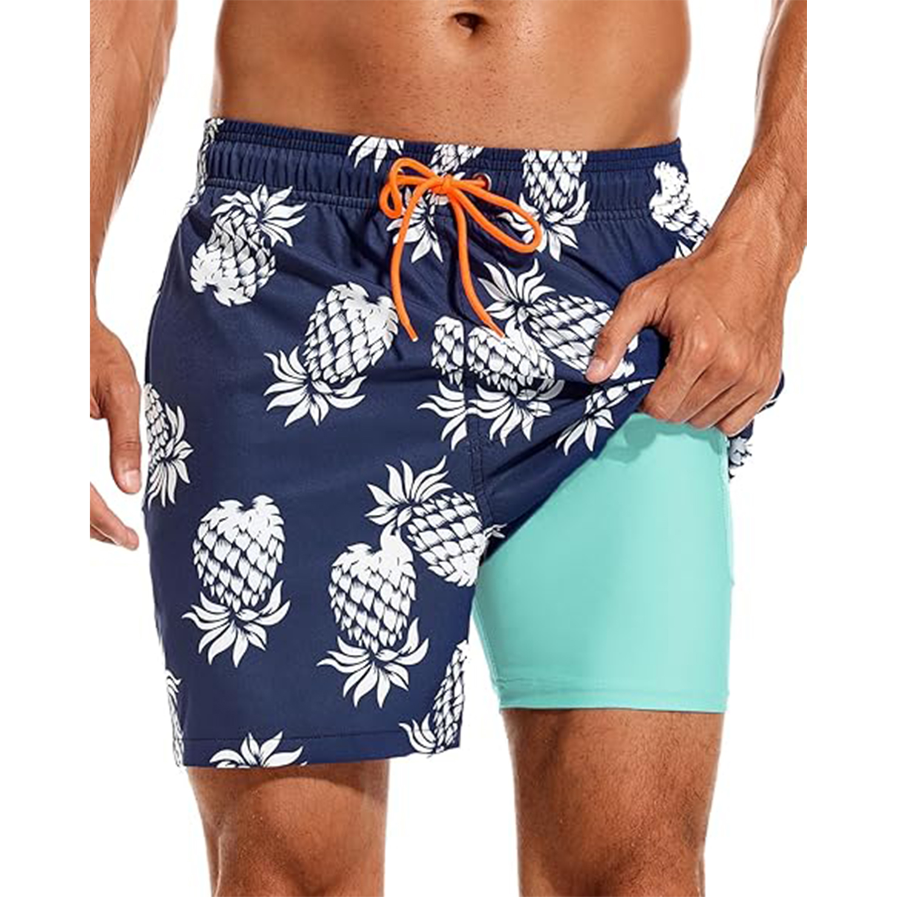Mens Compression Liner Swimming Trunk 7