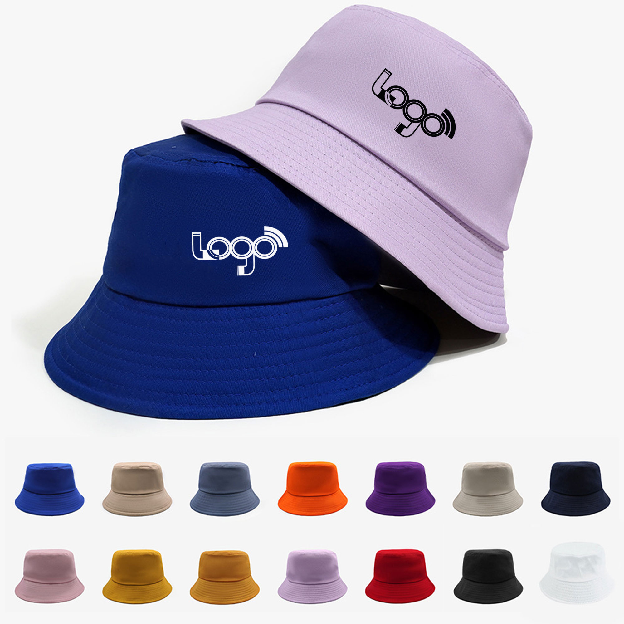 Unisex Cotton Packable Bucket Hat 1