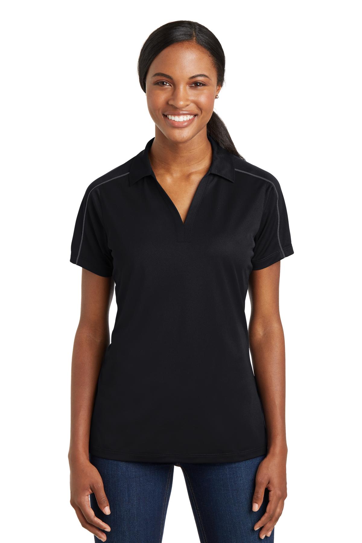 Women's Micropique Sport-Wick Piped Polo