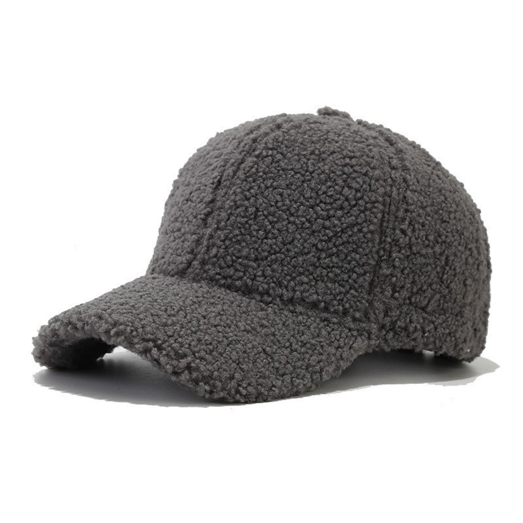 Women Winter Lamb Wool Baseball Cap 17