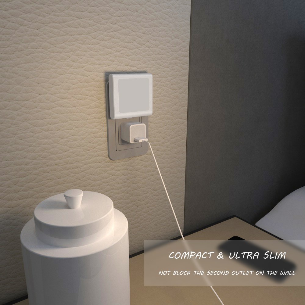 0.3W Plug in Night Light,3000K Soft White 9