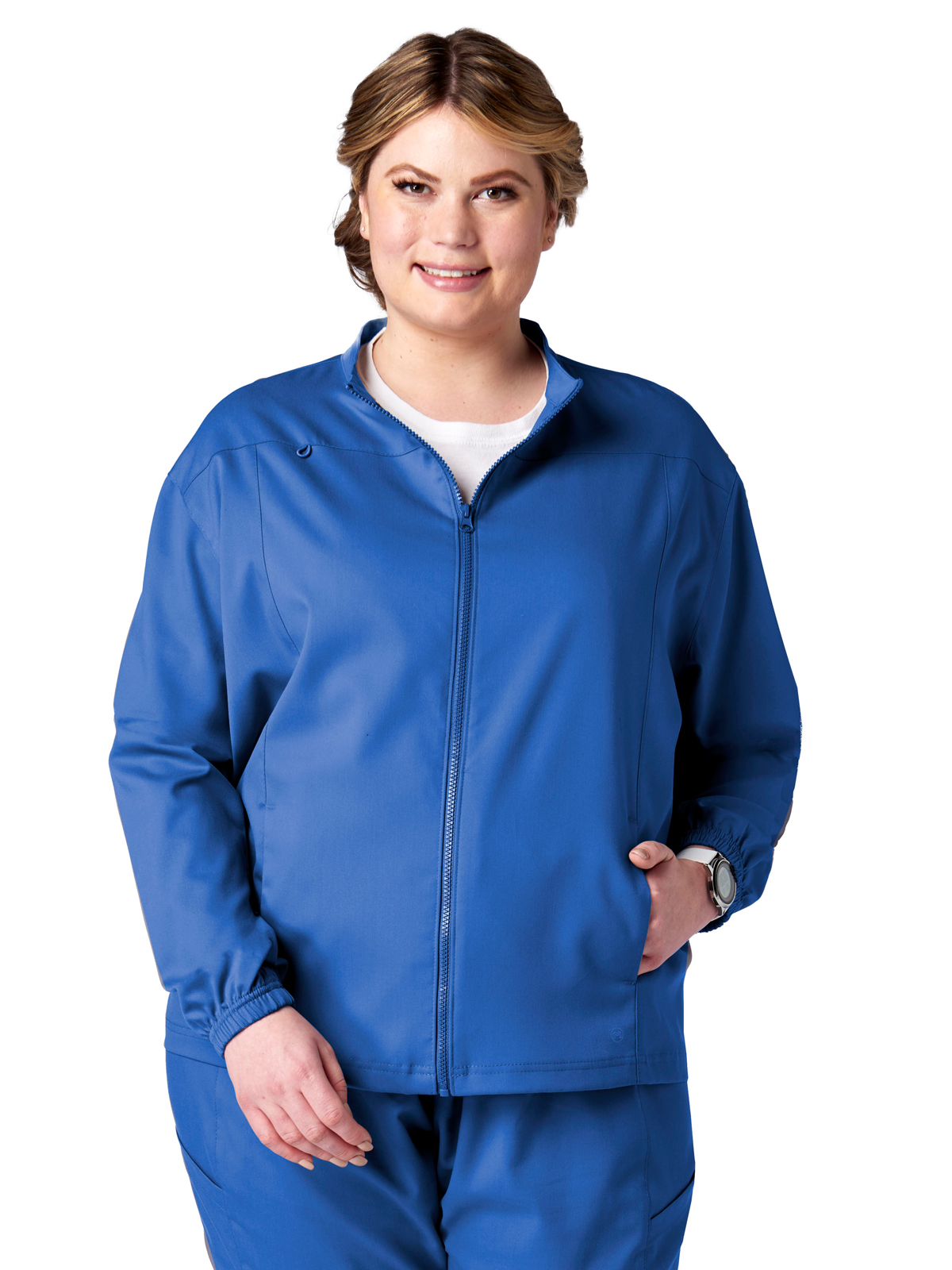 Meta Scrubs - Unisex 2-Pocket Zip Front Jacket 6