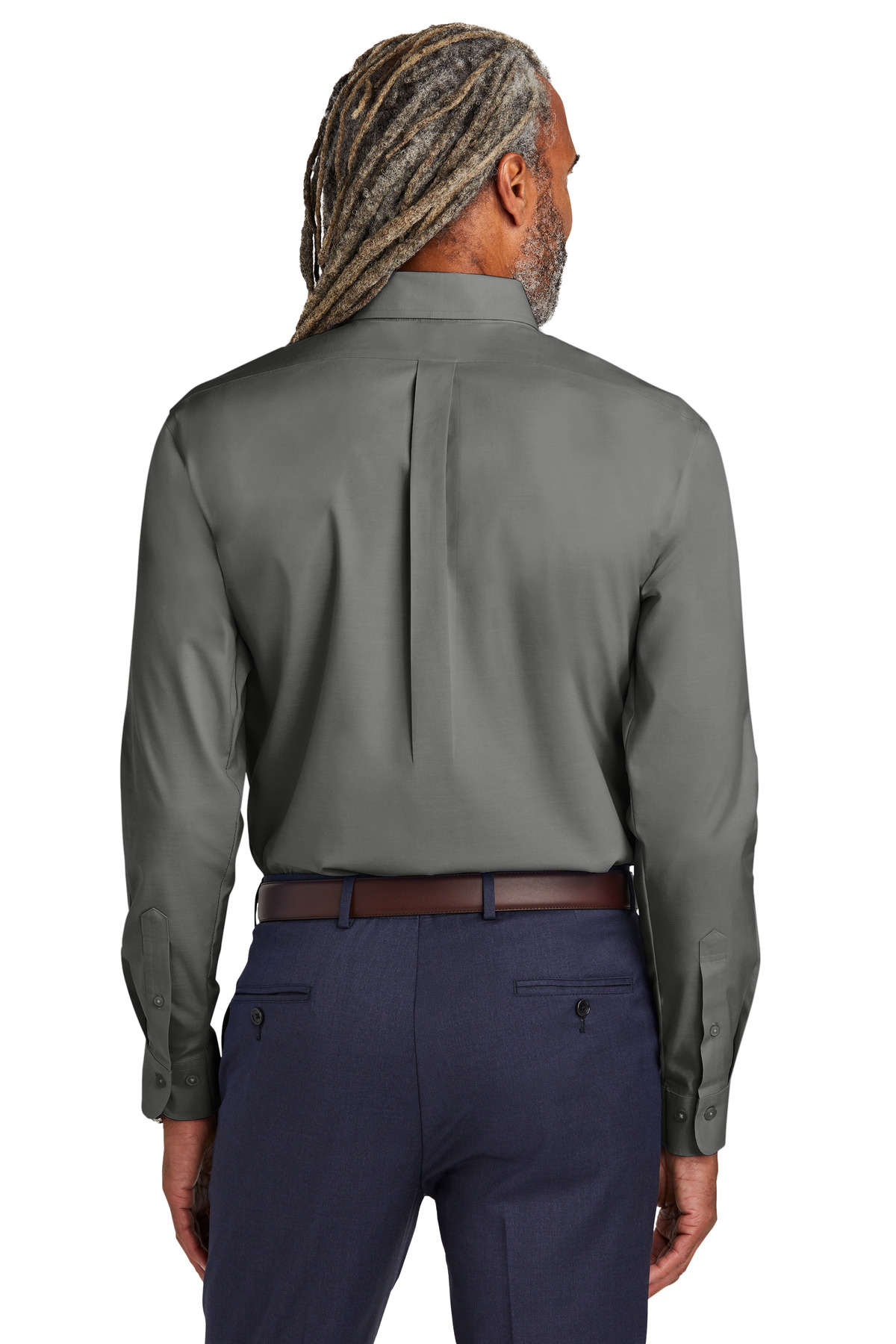 Brooks Brothers Tall Wrinkle-Free Stretch Pinpoint Shirt TBB18000 3