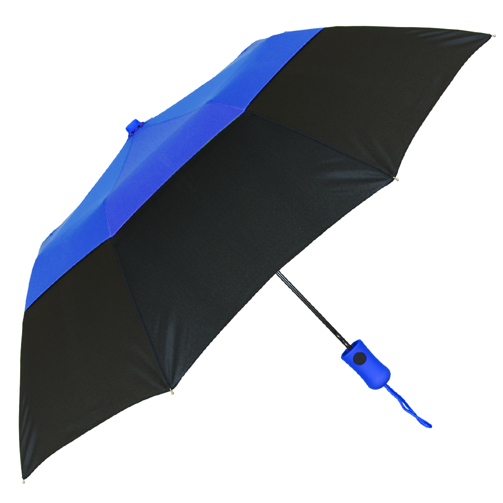 The Vented Color Crown Folding Umbrella