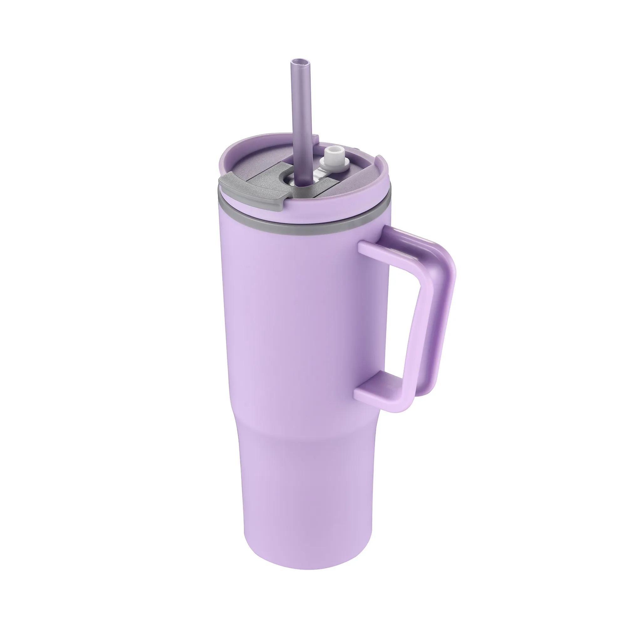 30oz. Double Wall Mug with Handle and Straw 45