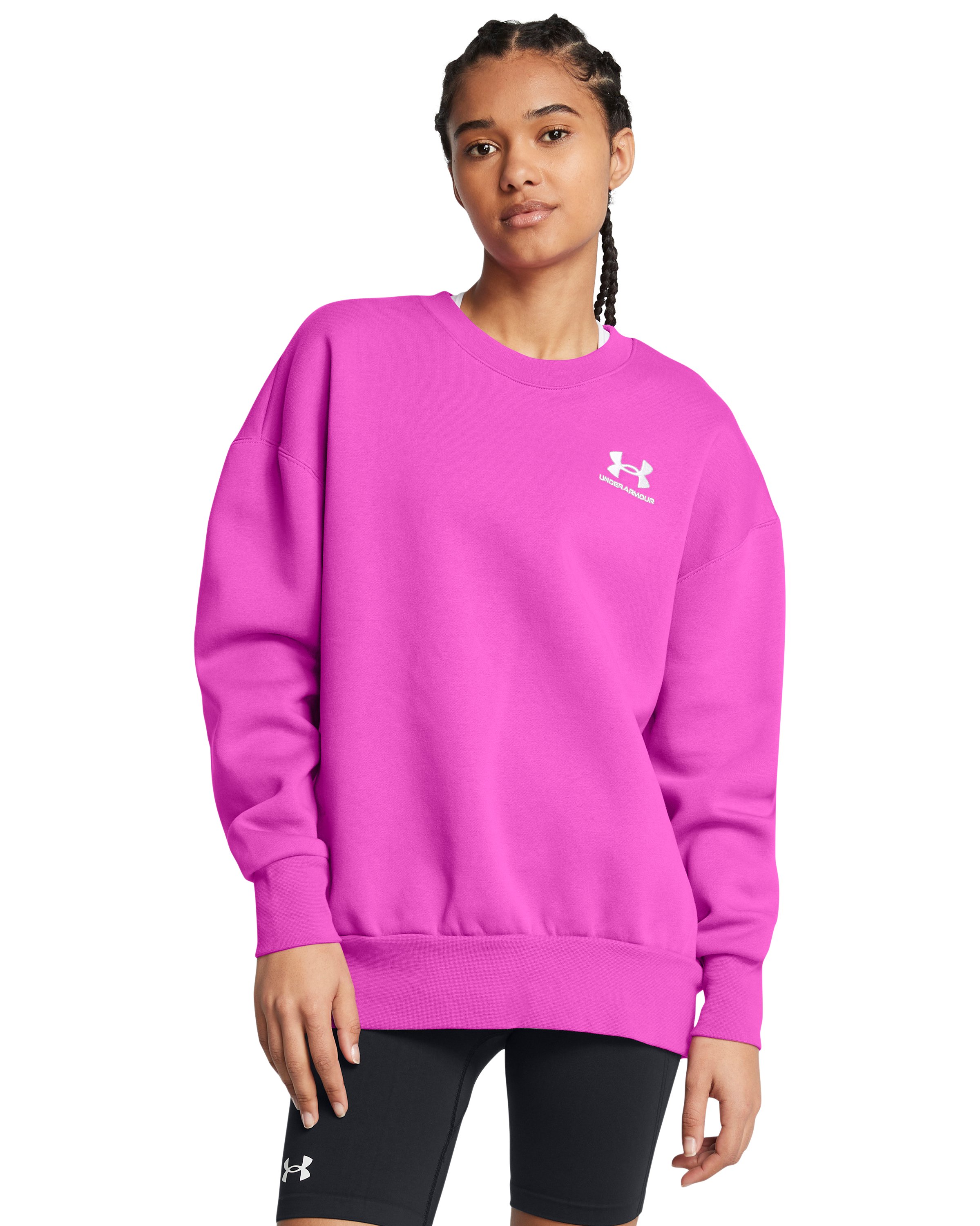 UA Icon Fleece Women's Oversized Crew 13