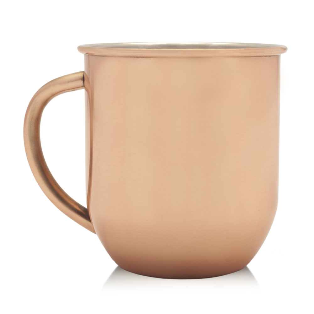 16 oz Copper Coated Moscow Mule Mug 4