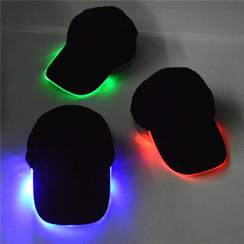 LED Light Baseball Cap Glow Party Hat 1