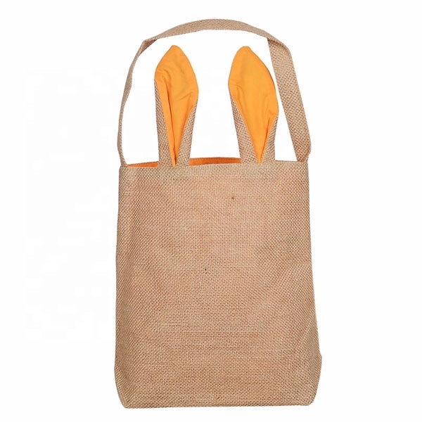 Burlap Easter Bunny Bag 13