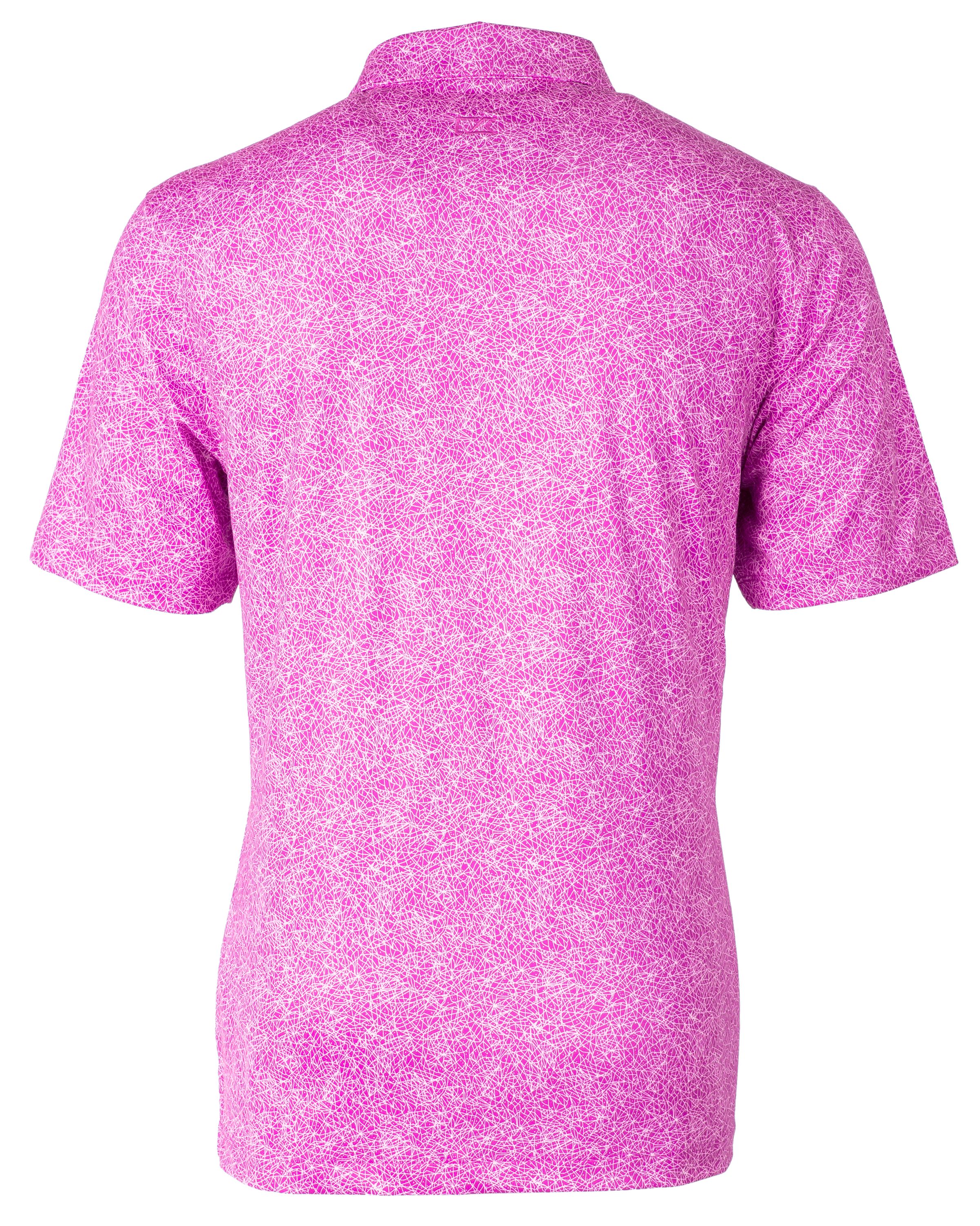 Pike Constellation Print Stretch Mens Polo