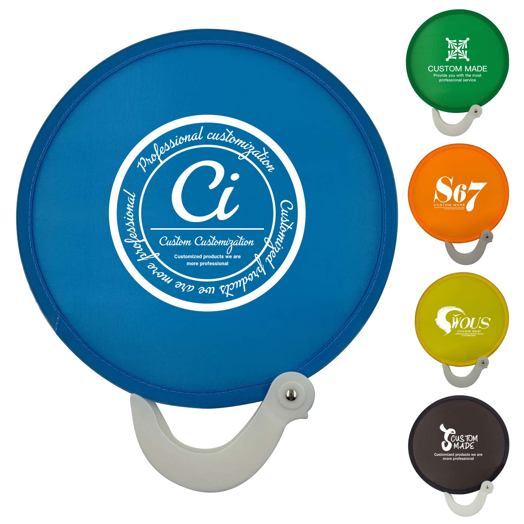 Foldable Handheld Round Folding Fan 1