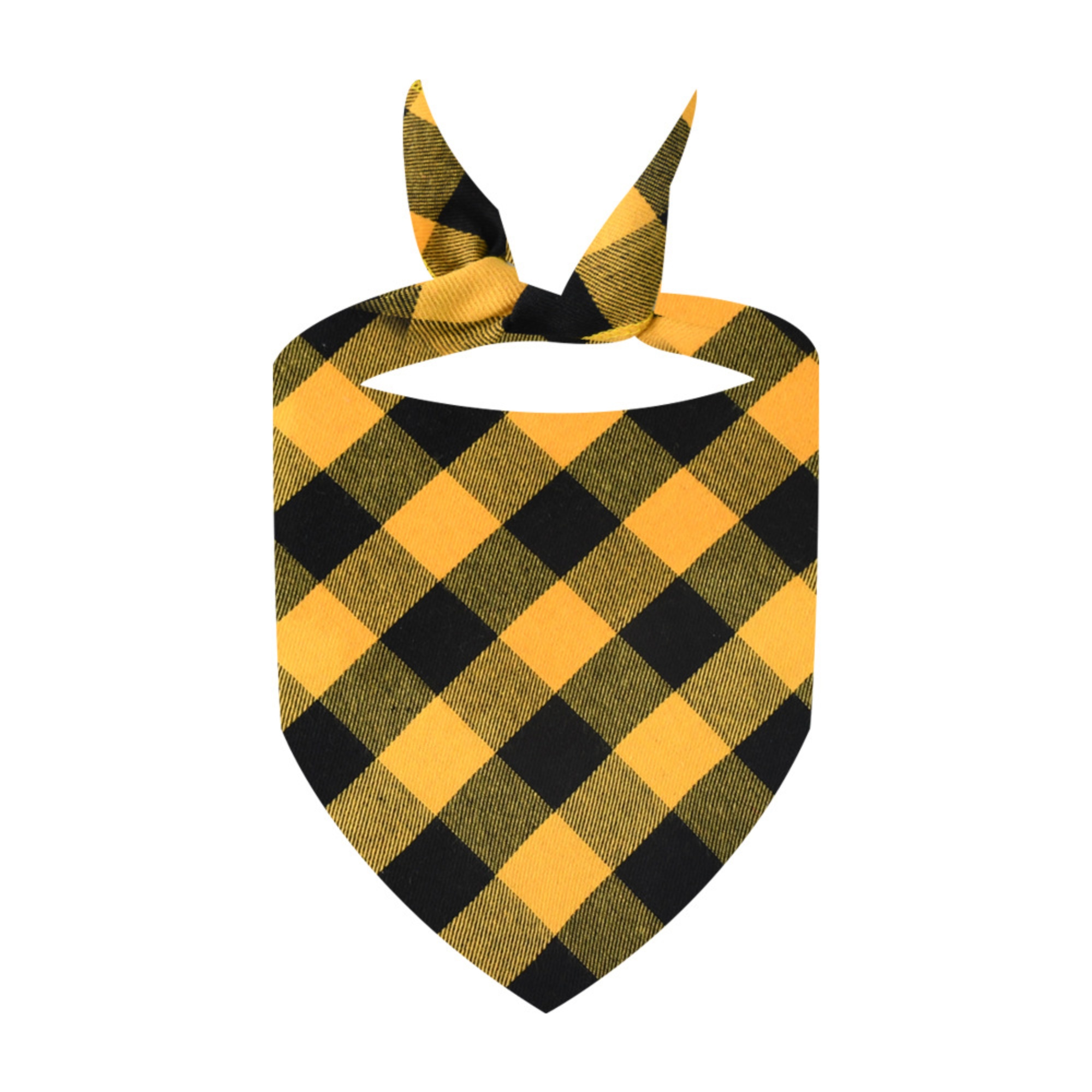 Absorbent Plaid Dog Bandana 4