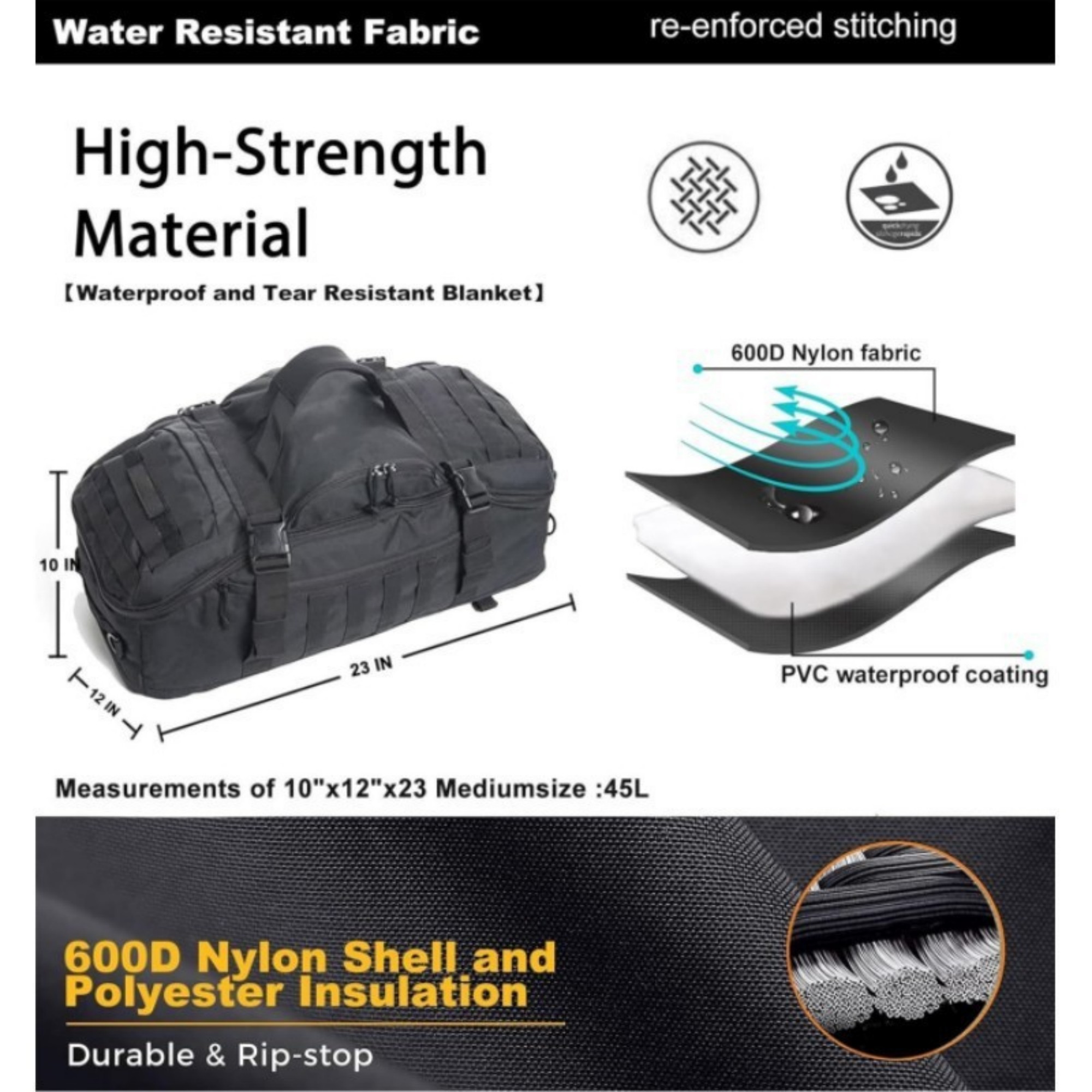 3" 1 Military Backpack 9