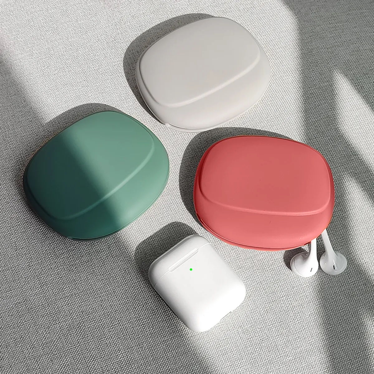 Promotional Earbuds Data Cable Silicone Case Storage Box 5