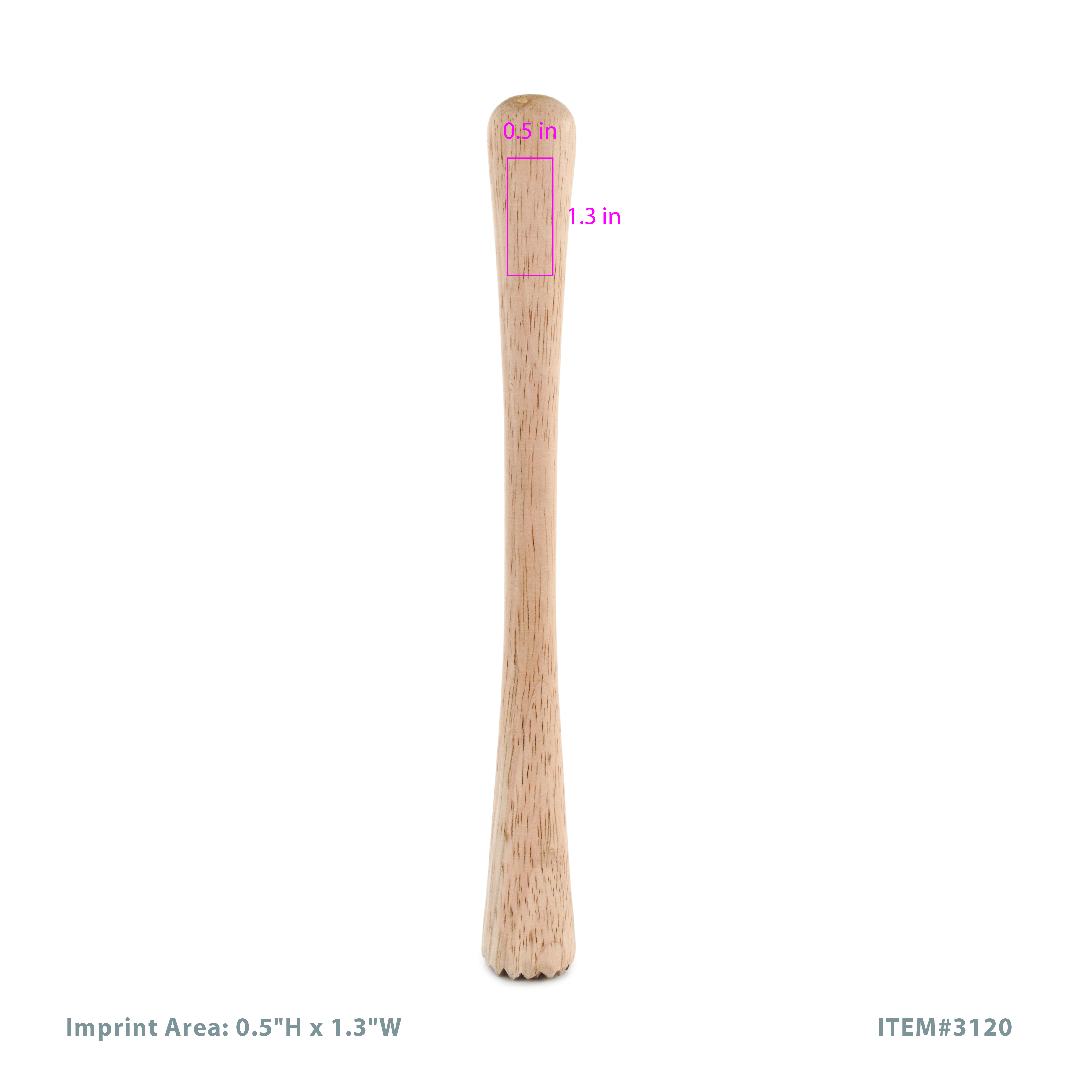True® Smash™: Natural Wood Muddler 7
