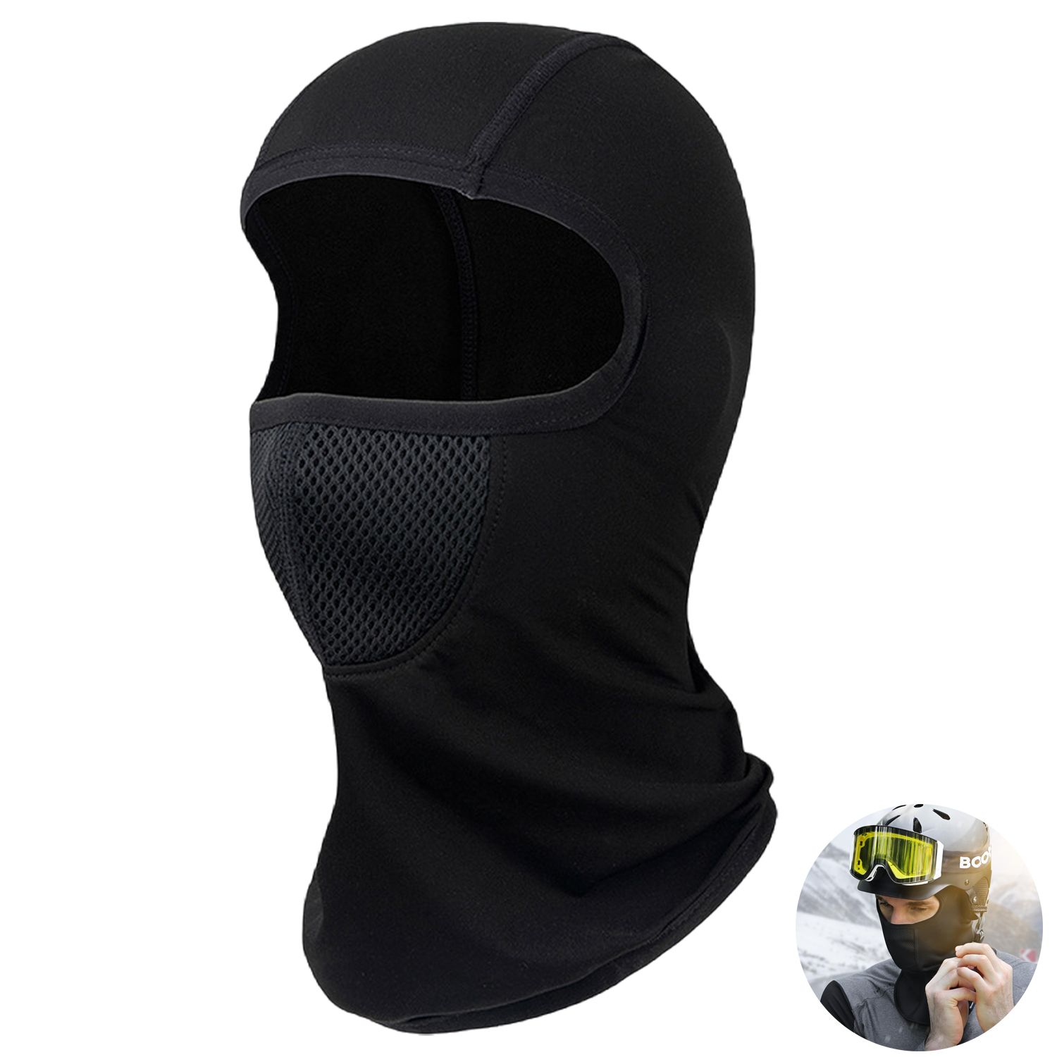 Fleece Lined Thermal Cycling Face Mask 5